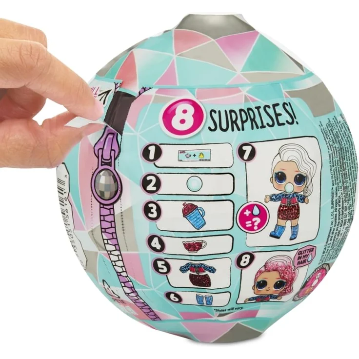 L.O.L. Surprise! 'Glitter Globe' Winter Disco, Überraschungskugel mit 1 Glitter-Püppchen - Preisvergleich – Bild 2