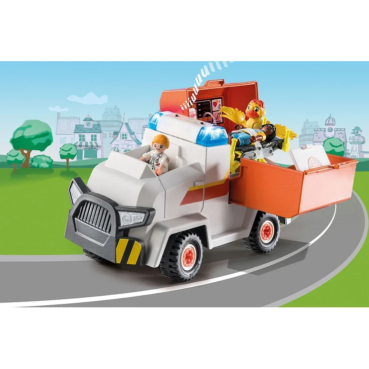 Playmobil DUCK ON CALL 70916 'Notarzt Einsatzfahrzeug', 31 Teile, ab 3 Jahren – Bild 2