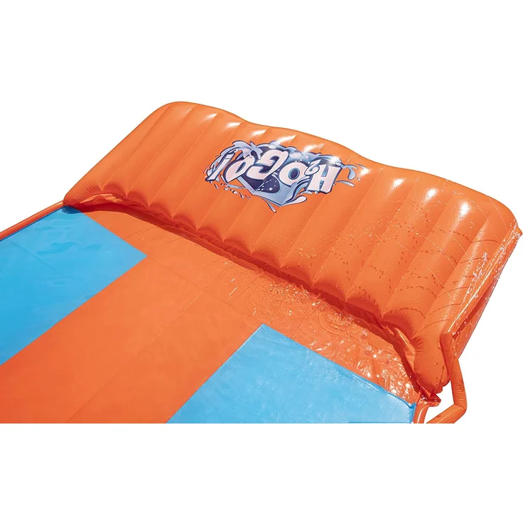 Bestway H2OGO! 'Triple Ramp' 3er-Wasserrutsche mit aufblasbarer Startrampe, 549 x 208 cm, integrierter Wassersprinkler, einfacher Anschluss an Gartenschlauch – Bild 8