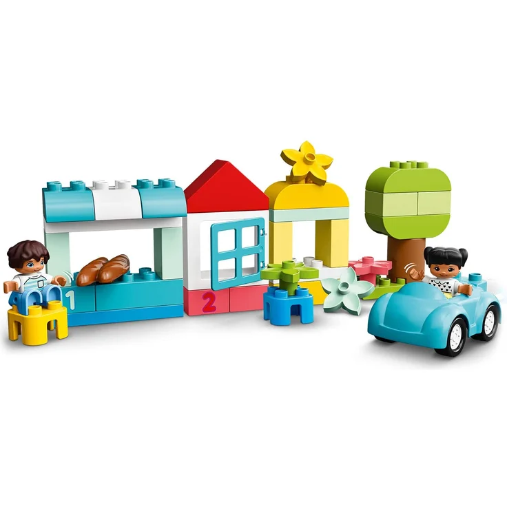 LEGO DUPLO 10913 'Steinebox', 65 Teile, ab 18 Monaten, Bauset mit Aufbewahrungsbox, Lernspielzeug für Kleinkinder – Bild 4