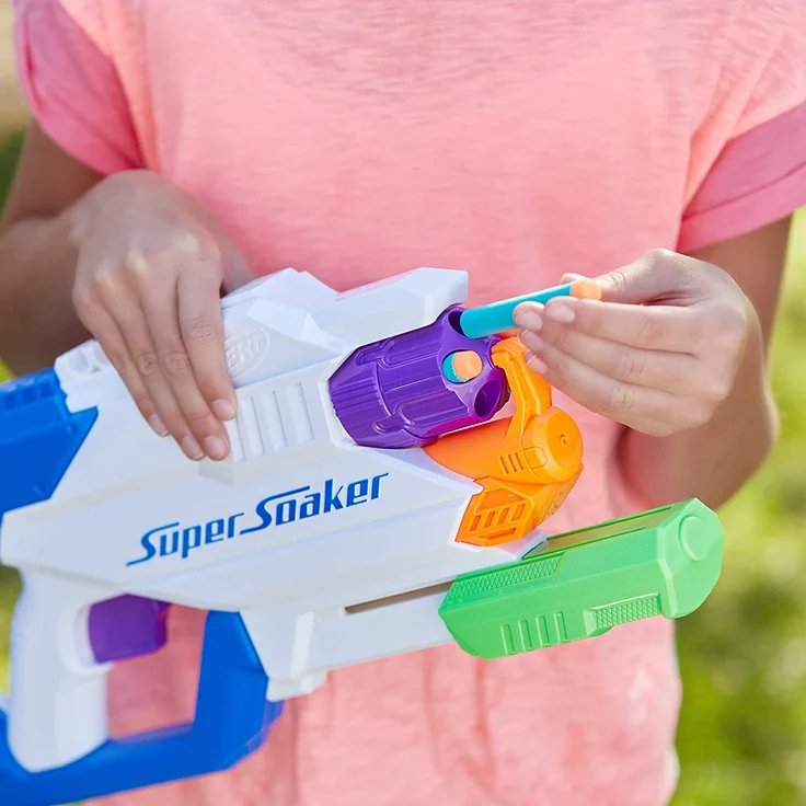 Nerf Super Soaker 'DartFire' Wasserpistole und Blaster in einem, mit 1,1 Liter Wassertank, 11 Meter Reichweite, inkl. 5 Nerf-Darts – Bild 6