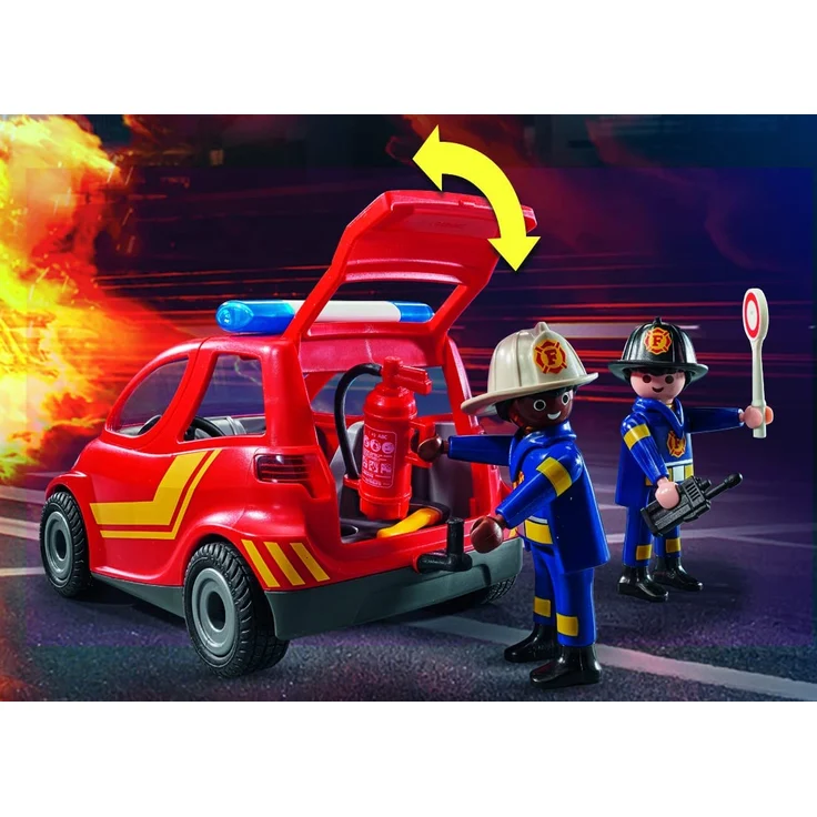 Playmobil City Action 71035 'Feuerwehr Kleinwagen', 27 Teile, ab 4 Jahren – Bild 3