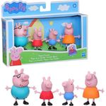 Hasbro F21905X0 Peppa Pig Familie Wutz Figuren 4er-Pack, 6 - 8 cm, ab 3 Jahren - Preisvergleich