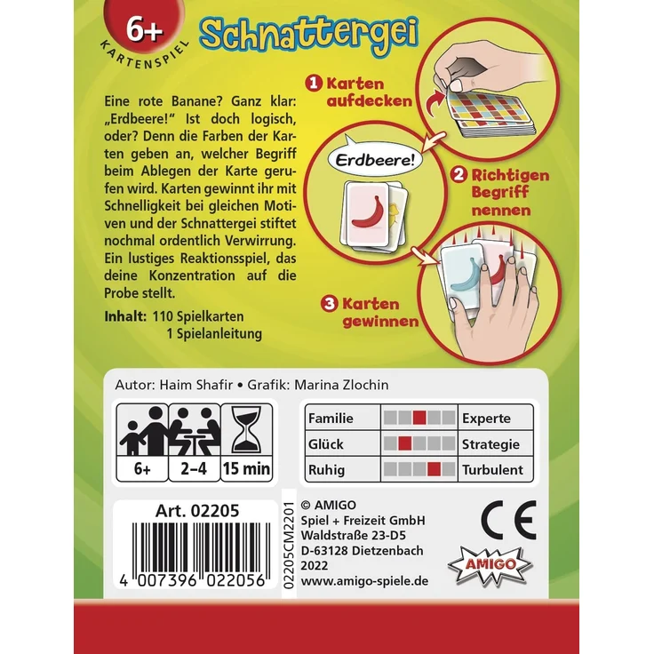Amigo 'Schnattergei', ab 6 Jahren, 2-4 Spieler, 15 Min. Spielzeit – Bild 2