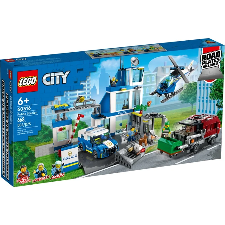 LEGO City 60316 'Polizeistation', 668 Teile, ab 6 Jahren – Bild 5
