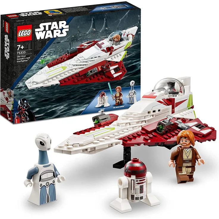 LEGO Star Wars 75333 'Obi-Wan Kenobis Jedi Starfighter', 282 Teile, ab 7 Jahren