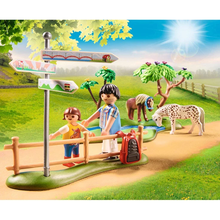 Playmobil Country 70512 'Fröhlicher Ponyausflug', 55 Teile, ab 4 Jahren – Bild 6