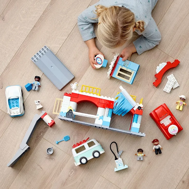 LEGO DUPLO 10948 'Parkhaus mit Autowaschanlage', 112 Teile, ab 2 Jahren – Bild 6