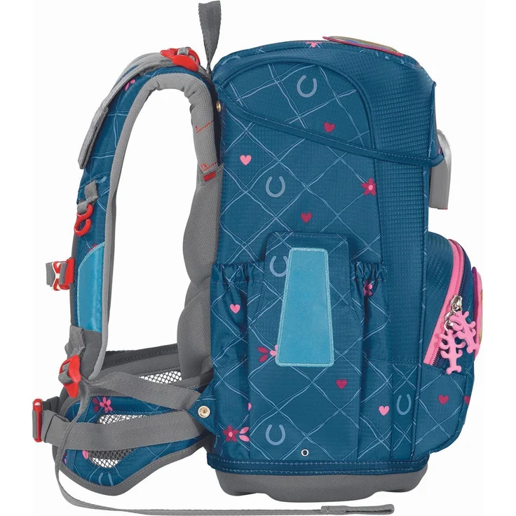 Step by Step Cloud 'Horse Lima' Anfängerranzen Set, 5-teilig, 19 Liter, 990 g, reflektierend, blau/pink – Bild 4