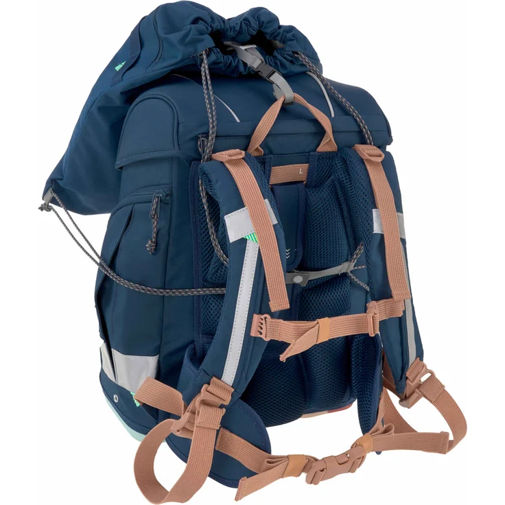Lässig Boxy Unique 'Navy', 7-tlg. Schulranzenset, 21 Liter, ab 6 Jahren – Bild 3