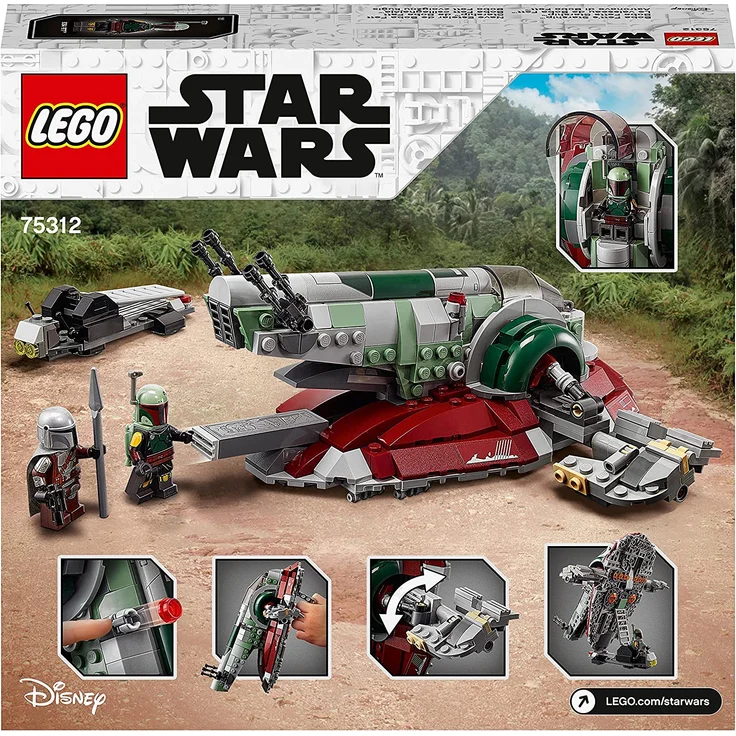 LEGO Star Wars 75312 'Boba Fetts Starship', 593 Teile, ab 9 Jahren – Bild 7