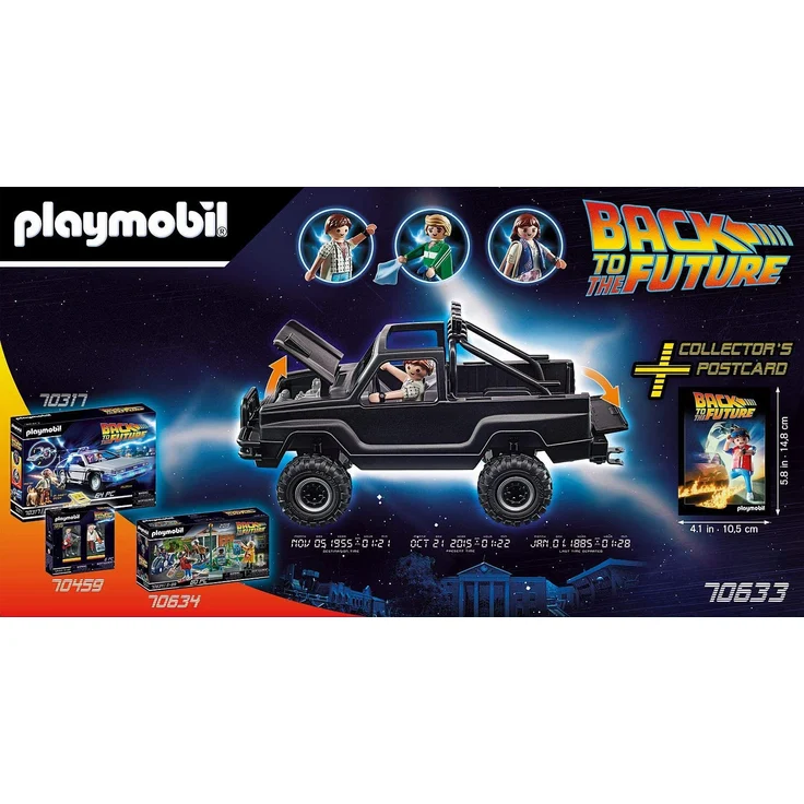 PLAYMOBIL Back to the Future 70633 ' Back to the Future Marty's Pick-up Truck', 35 Teile, ab 5 Jahren – Bild 4