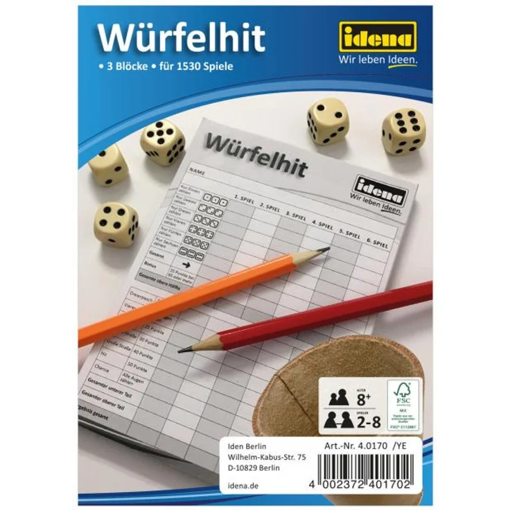 Idena Würfelhit FSC-Mix