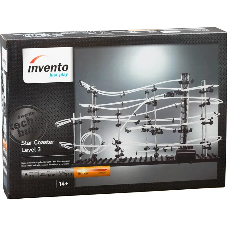 Invento Spacerail 501923 - Star Coaster: Level 3 - Kugelbahn, Kugel-Achterbahn