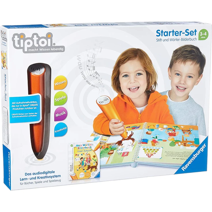 Ravensburger tiptoi 00806 'Starter-Set - Stift und Wörter-Bilderbuch', ab 3 Jahren – Bild 1