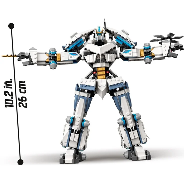 LEGO NINJAGO 71738 'Zanes Titan-Mech', 840 Teile, ab 9 Jahren – Bild 6