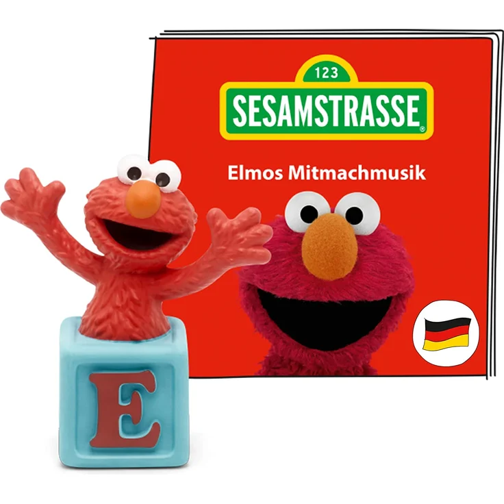 Tonies Sesamstraße 'Elmos Mitmachmusik', Hörfigur mit 40 Minuten Spielzeit, ab 3 Jahren – Bild 1