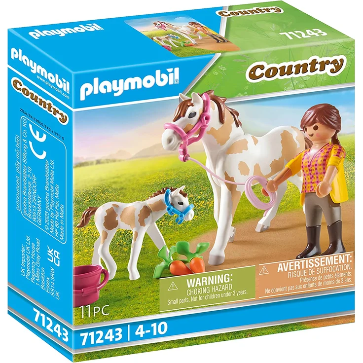 Playmobil Country 71243 'Pferd mit Fohlen', 11 Teile, ab 4 Jahren – Bild 2