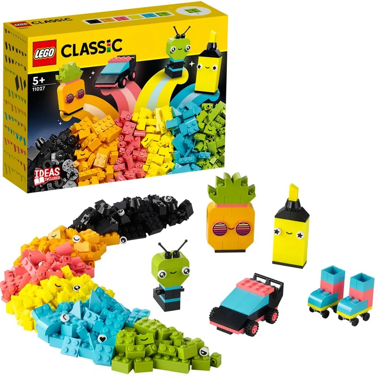 LEGO Classic 11027 'Neon Kreativ-Bauset', 333 Teile, ab 5 Jahren – Bild 1