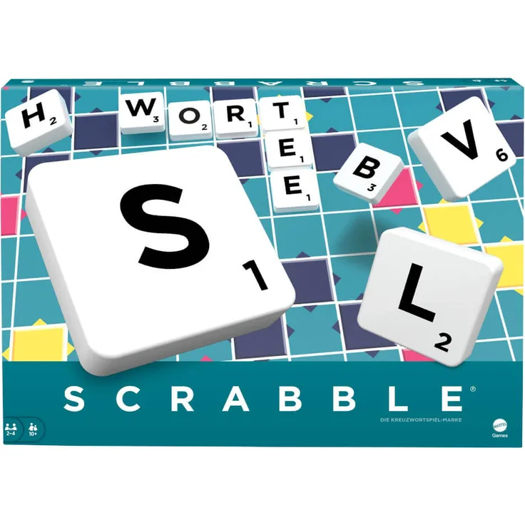 MATTEL Scrabble Original, 2-4 Spieler