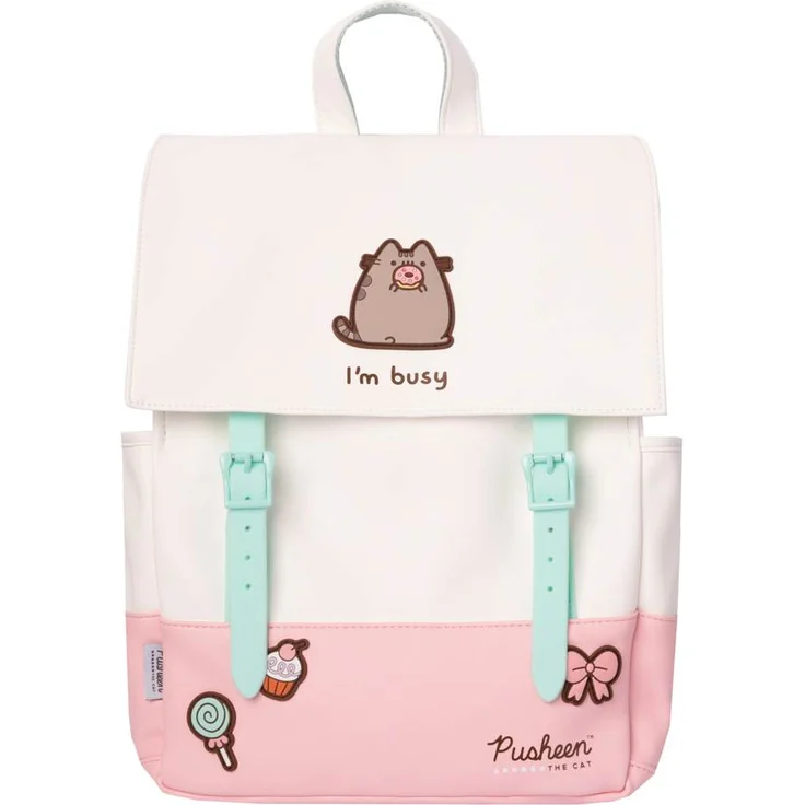 Pusheen School backpack Rose Collection white – Bild 1