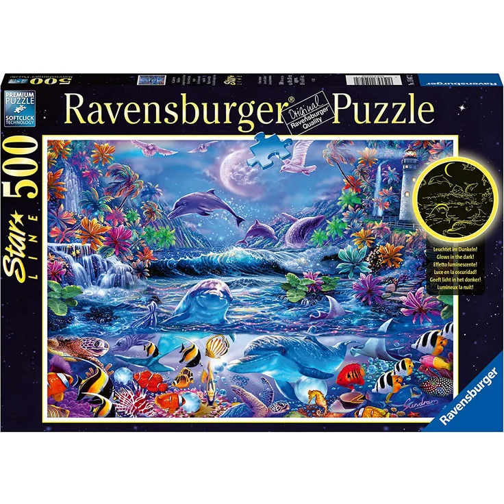 Ravensburger Puzzle Im Zauber des Mondlichts, 500 Teile – Bild 1