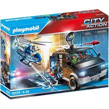 Image for Playmobil City Action 70575 'Polizei-Helikopter: Verfolgung des Fluchtfahrzeugs'