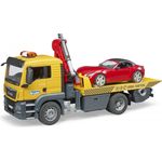 Bruder 03750 'MAN TGS Abschlepp-LKW mit Roadster und Light & Sound Modul', ab 4 Jahren, Maßstab 1:16