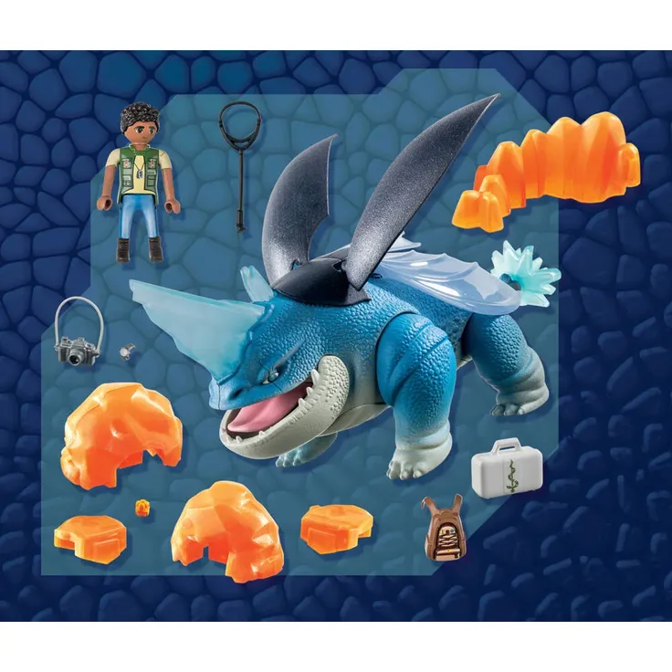 Playmobil Dragons Nine Realms 71082 'Plowhorn & D'Angelo', 17 Teile, ab 4 Jahren – Bild 4
