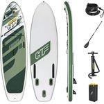 Bestway Hydro-Force 'Kahawai', SUP Board-Set, 310 x 86 x 15cm, max. Belastbarkeit bis 140kg, grün