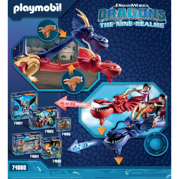 Playmobil Dragons Nine Realms 71080 'Wu & Wei mit Jun', 40 Teile, ab 4 Jahren – Bild 3