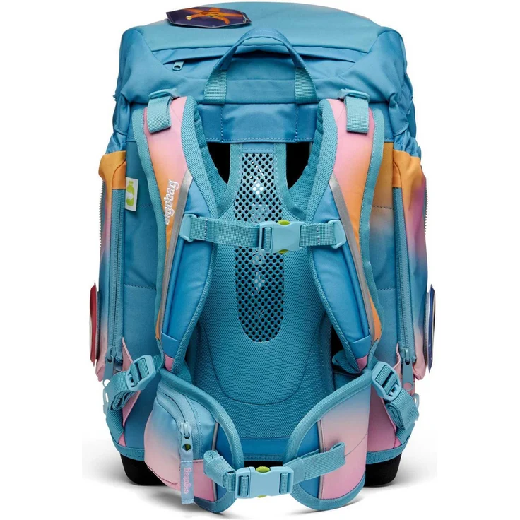 Ergobag Pack 'UrlaubsfieBär' Schulranzen-Set, 20 Liter, 6-teiliges Set, 2023, orange/pink/türkis – Bild 5