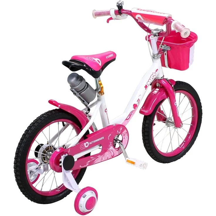 Actionbikes Kinderfahrrad Daisy 16 Zoll Kinder Fahrrad Kinderrad Stützräder Korb – Bild 4