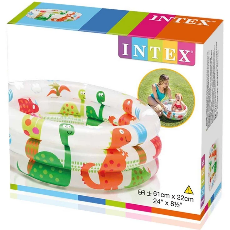 Intex – 'Beach Buddies / Dinosaur' aufblasbares Planschbecken, 61 x 22 cm, von 1 bis 3 Jahren - 1 Stück, Auswahl erfolgt zufällig – Bild 5