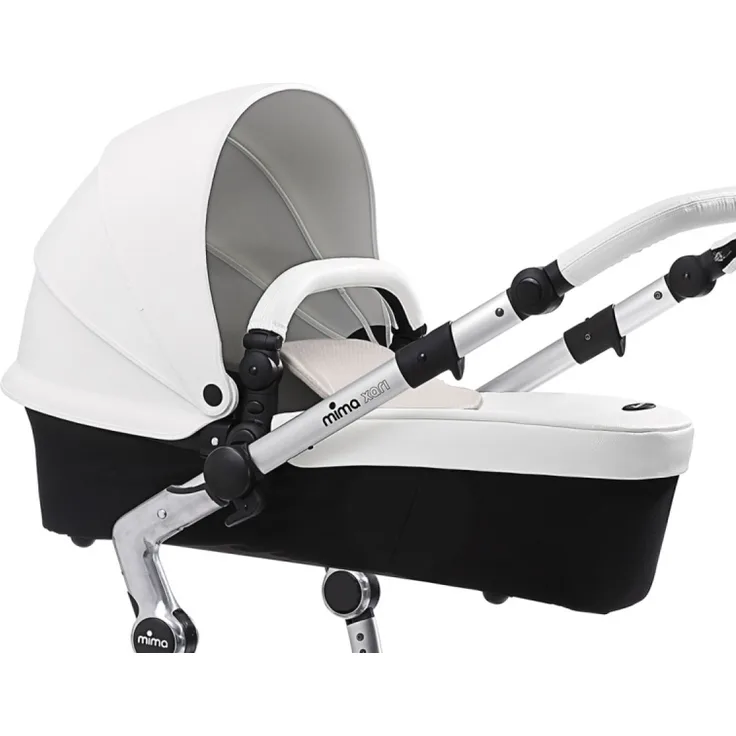 Mima Sportwagenaufsatz und Babywanne für Mima Xari 2020 Snow White