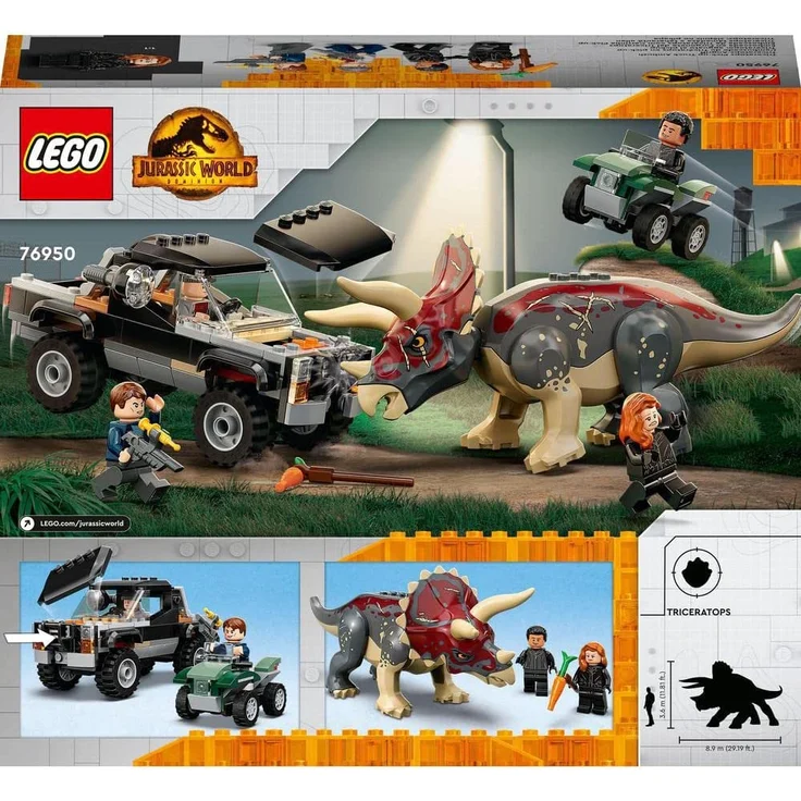 Lego Jurassic World 76950 'Triceratops-Angriff', 210 Teile, ab 7 Jahren – Bild 4