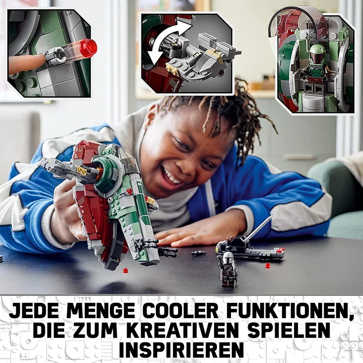 LEGO Star Wars 75312 'Boba Fetts Starship', 593 Teile, ab 9 Jahren – Bild 2