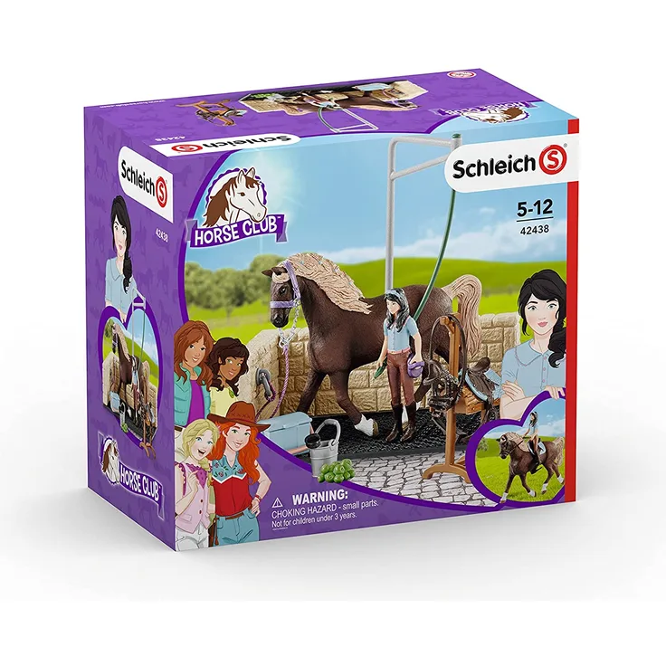 Schleich Horse Club 42438 'Waschplatz mit Horse Club Emily und Luna' ab 5 Jahren, 13 Teile - Preisvergleich