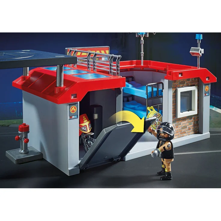 PLAYMOBIL City Action 71193 'Mitnehm-Feuerwehrstation', 61 Teile, ab 4 Jahren – Bild 7