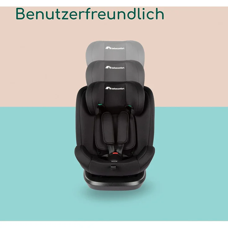 Bebeconfort Kindersitz EverFix i-Size, Vorwärtsgerichteter Kindersitz, ISOFIX-Kindersitz, von 15 Monaten bis zu 12 Jahren, 9-36 kg, 76-150 cm, Black Mist - Preisvergleich – Bild 4