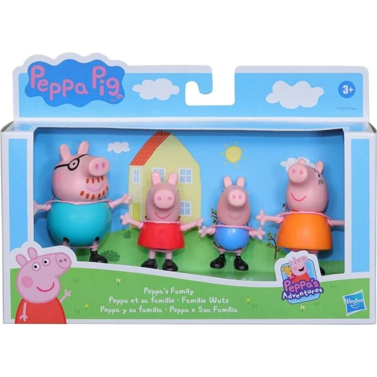 Hasbro F21905X0 Peppa Pig Familie Wutz Figuren 4er-Pack, 6 - 8 cm, ab 3 Jahren - Preisvergleich – Bild 2