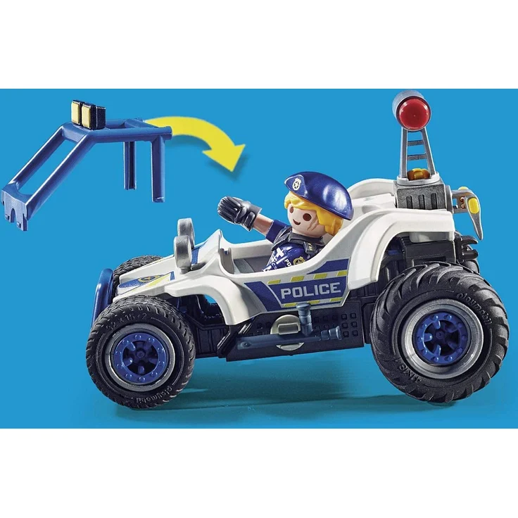 Playmobil City Action 70570 'Polizei-Geländewagen: Verfolgung des Schatzräubers', 89 Teile, ab 4 Jahren – Bild 6