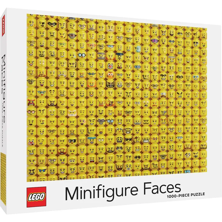 LEGO® Minifigure Faces 1000-Piece Puzzle