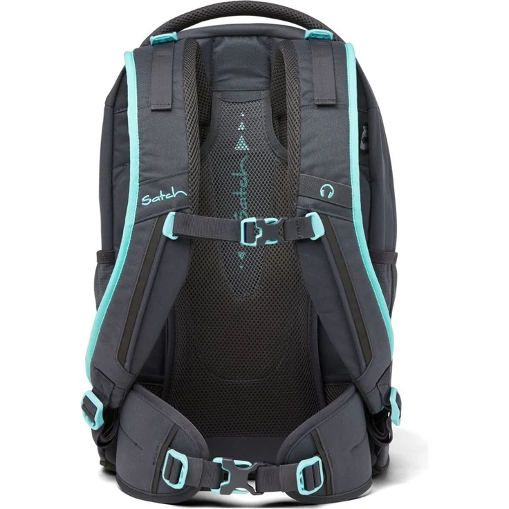 Satch Pack 'Mint Phantom' Schulrucksack, 30 Liter, 1,2 kg, reflektierend, grau/mint – Bild 2