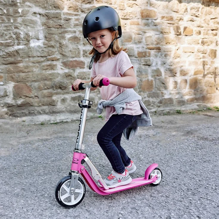 HUDORA 14201 'Little BigWheel' Scooter, ab 3 Jahren, höhenverstellbar bis 74 cm, klappbar, max. belastbar bis 100 kg, magenta – Bild 7