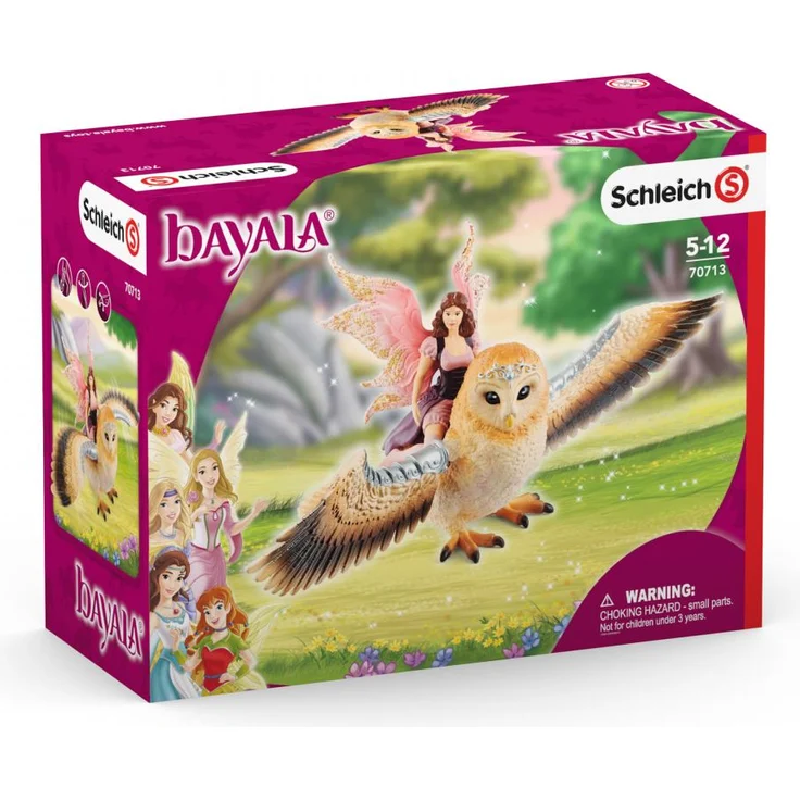 Schleich bayala 70713 'Elfe auf Glitzer-Eule', ab 5 Jahren – Bild 3