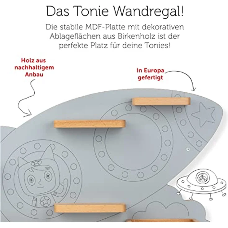 Tonie Toniebox Regal - Durch die Galaxie – Bild 7