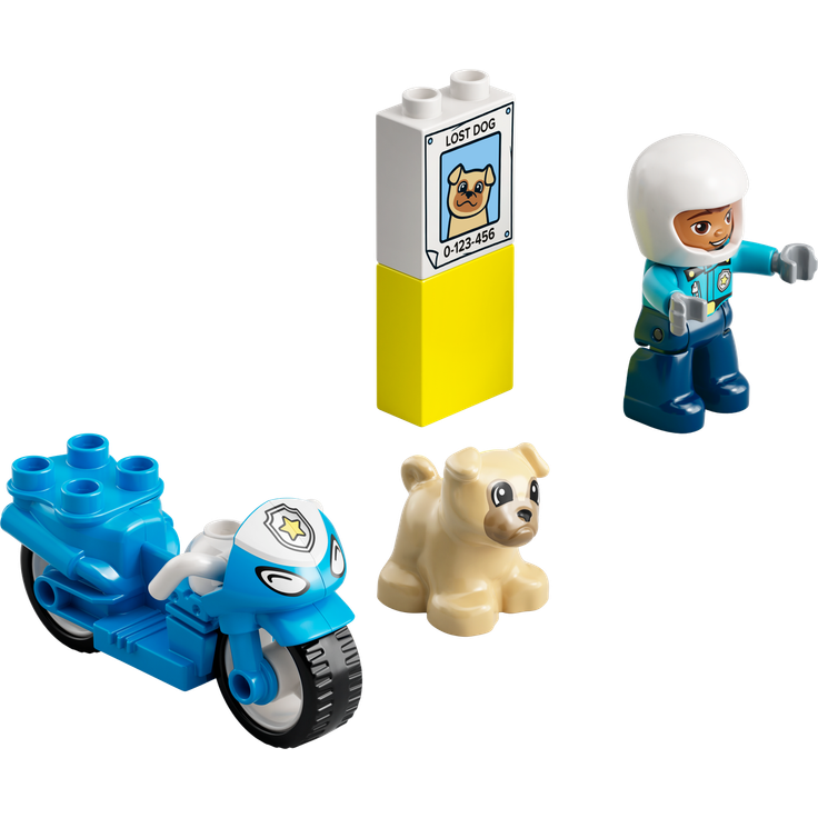 LEGO DUPLO 10967 'Polizeimotorrad', 5 Teile, ab 2 Jahren – Bild 6