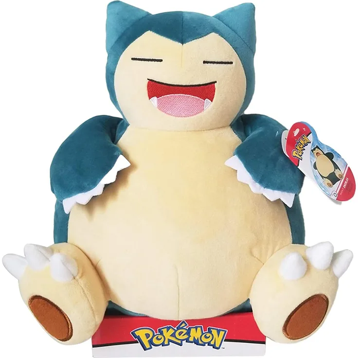 Pokemon, Relaxo Kuscheltier, offiziell lizenziert, 30 cm