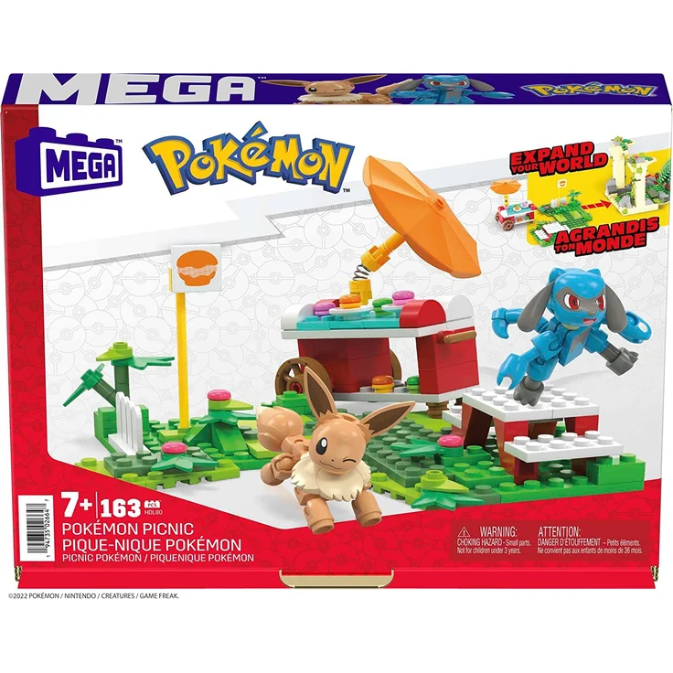 Mega Construx 'Pokemon Picnic' Bausteine, 163 Teile, ab 7 Jahren – Bild 3